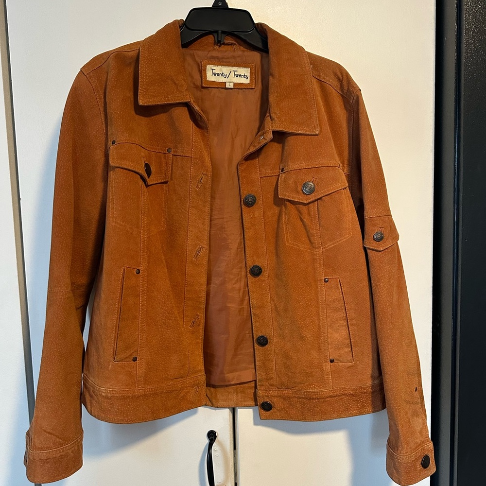 Women’s suede orange Jacket